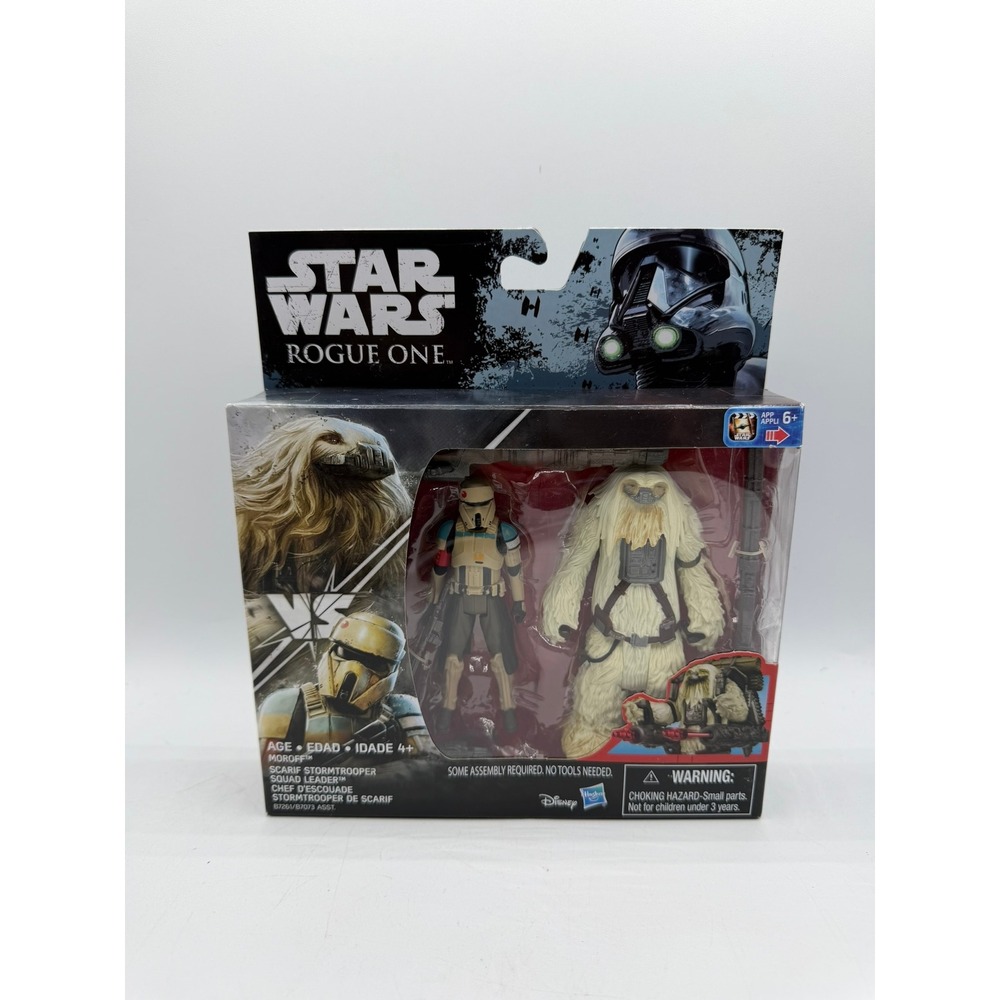 Star Wars Rogue One Moroff vs Scarif Stormtrooper Squad Leader 3.75 Figure Set